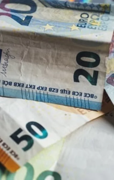Plaatje eurobiljetten